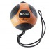 Medecine-ball avec corde Pure2Improve : Pour entraînement d'exercices dynamiques et de lancer (poids disponibles) - Poids: 4Kg - Couleur Orange - Référence: P2I110080