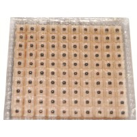 Graines de plantes avec carré adhésif pour auriculothérapie (300 unités)