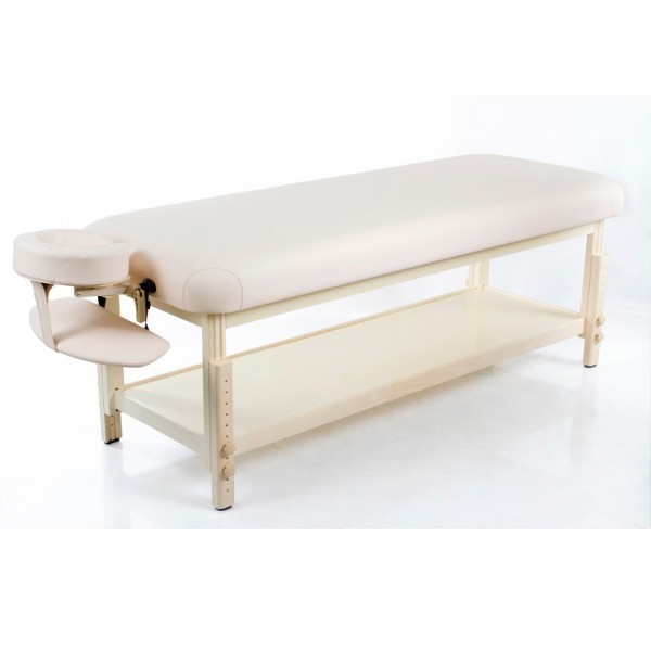 Table de massage Kinefis pour SPA et esthétique: Structure en bois à hauteur réglable
