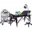 Cabinet de physiothérapie Top New Age : Contient table, diathermie, magnétothérapie, électrothérapie, ultrason, laser, lampe et chariot