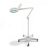 Lampe loupe LED WIDEN+ : cinq grossissements, éclairage réglable, trois températures de couleur et base à roulettes Lampe loupe LED WIDEN+ : cinq grossissements, éclairage réglable, trois températures de couleur et base à roulettes