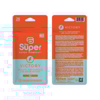 Victory Super Patch - Pack de 28 Patchs : Stimulation vibrotactile qui peut améliorer l'énergie, l'équilibre, l'endurance et la force