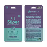 Liberty Super Patch - Pack de 28 patchs : Technologie non invasive et sans médicament qui améliore l'équilibre et la stabilité