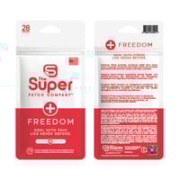 Patchs Freedom Super Patch - Paquet de 30 patchs. Technologie vibrotactile conçue pour soutenir le confort musculaire et articulaire au quotidien.