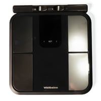 Balance connectée Wellbeinn Balance avec impédancemétrie bioélectrique et barre de maintien
