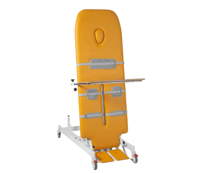 Table verticale bariatrique fixe CANALETTO : monobloc, avec verticalisation assurée par un moteur électrique