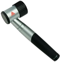 Dermatoscope Heine mini 3000 : avec poignée à piles, disque de contact et huile pour dermatoscopie
