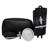 Tensiomètre anéroïde antichoc Riester Precisa N : Avec brassard, velcro, un tube et sans latex