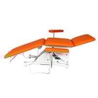 Fauteuil civière de beauté Kinefis Ecoflex : Électrique avec structure robuste à trois corps et élévation et dossier réglables