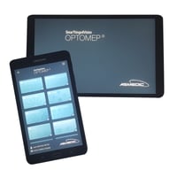 Contrôle vision portable OPTOMED : Utilisation d'une tablette de gestion