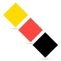 Podialene 125 jaune, rouge et noir