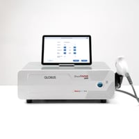 Ondes de choc radiales Shockwave 2000 BeautyMed line : Équipement avec générateur pneumatique pour l'esthétique et la physiothérapie avec 107 programmes