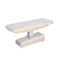 Table de spa électrique Swop S3 Pro : deux sections, trois moteurs, chauffage intégré, revêtement haut de gamme, accoudoirs TwinLift et LED