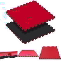 Tatami Puzzle réversible Kinefis noir - rouge (épaisseur 20 mm)