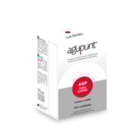 Aiguille d'acupuncture Agupunt - Manche en cuivre sans guide. Contenant à papier individuel (100 unités)