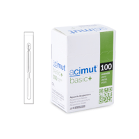 Aiguille d'Acupuncture - Type Chinois avec Manche Argenté Avec Tête et Sans Guide (Azimuth Basic+) : Le meilleur rapport qualité prix du marché