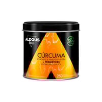 Curcuma bio avec gingembre, poivre noir et probiotiques Aldous (250 capsules)