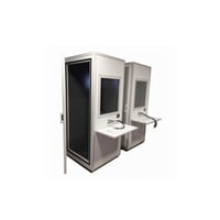 Cabine d'audiométrie SST80 80 x 90 cm : Classe I, Produit médical CE et Certificat d'insonorisation