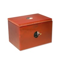 Boîte en bois pour poudre de moxa