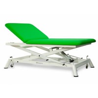 Brancard hydraulique Bobath : deux corps, type ciseaux, à montée droite sans déplacement latéral et à roues escamotables