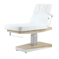 Table de soins LYR SPA avec 3 moteurs, chauffage et base en bois naturel