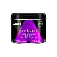 Collagène hydrolysé avec acide hyaluronique, coenzyme Q10, zinc et vitamines Aldous (120 capsules)