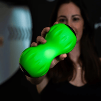 Foam Rollinn Peanut : Précision avec vibration. Conception unique. Effet profond
