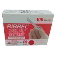 Lames de scalpel jetables «RIBBEL» (Boîte de 100 unités)