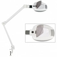 Lampe loupe LED à lumière froide Ampli avec trois grossissements (base de fixation par pince)
