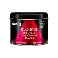 Levure de riz rouge Aldous avec coenzyme Q10 (400 comprimés)