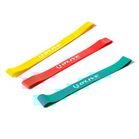 Boucles élastiques O'Live Ruberband : Idéal pour le travail de force et d'équilibre (mini bandes)