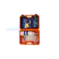 Sac de Réanimation avec régulateur de pression 15L + bouteille d'oxygène 2L (pas de charge)