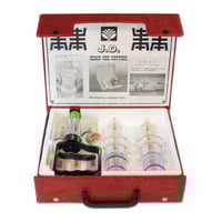 Coffret plastique ventouse avec pistolet : Lot de 15 ventouses (11 tailles)