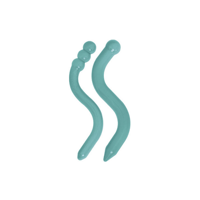 PERIDELL Masseur Pelvien 4 Embouts Rigides. Kit 2 pièces