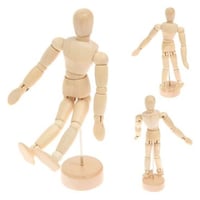 Personnage articulé en bois 30 cm