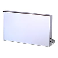 Négatoscope mural en acier émaillé avec 2 écrans