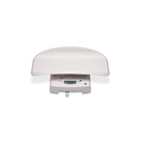 Pèse-bébé numérique Seca 384, usage médical (Classe III) : avec plateau amovible pour pesée debout ou couchée