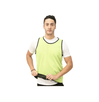 Chasuble réversible vert-jaune