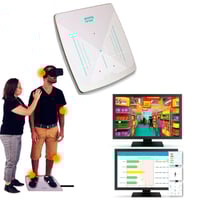 PhysioSensing Vestibulaire : Plateforme de force et logiciel d'équilibre V Vertigo pour la rééducation vestibulaire