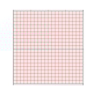 Rouleau de papier pour électrocardiographes millimétriques (112X25X12)