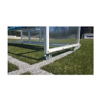 Ensemble de quatre roues pour la translation du banc de remplacement