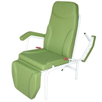 Fauteuil ergonomique clinique gériatrique Eco Kinefis Freedom : soutien et repos avec articulation indépendante