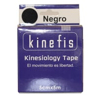 Pansement Neuromusculaire - Kinefis Kinesiology Tape Black 5 cm x 5 mètres Pansement Neuromusculaire - Kinefis Kinesiology Tape Black 5 cm x 5 mètres
