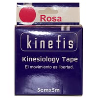 Pansement Neuromusculaire - Kinefis Kinesiology Tape Rosa 5 cm x 5 mètres Pansement Neuromusculaire - Kinefis Kinesiology Tape Rosa 5 cm x 5 mètres