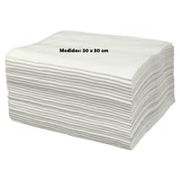 Serviettes jetables TST à haut pouvoir de séchage : 20 cm x 30 cm (lot de 100 unités) Serviettes jetables TST à haut pouvoir de séchage : 20 cm x 30 cm (lot de 100 unités)
