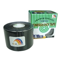 Ruban de Kinésiologie Temtex couleur noir (5cm X 5m)