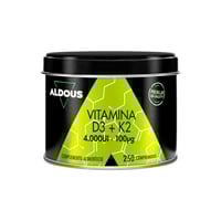 Vitamine D3 + K2 Aldous (250 comprimés)
