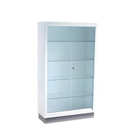 Vitrine d'entrée en acier émaillé (160X35X90)