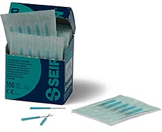 Aiguilles Acupuncture Marque Seirin Type B Poignée Plastique Sans Guide Aiguilles Acupuncture Marque Seirin Type B Poignée Plastique Sans Guide