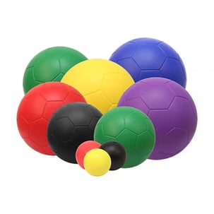 Balle En Mousse E-Deals 17,5 Cm – Douce, Légère Et Polyvalente – Pour Intérieur/extérieur, Football, Jeux D’adresse – Dès 3 Ans